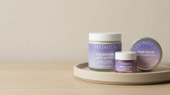 Finishya vegan skincare collection